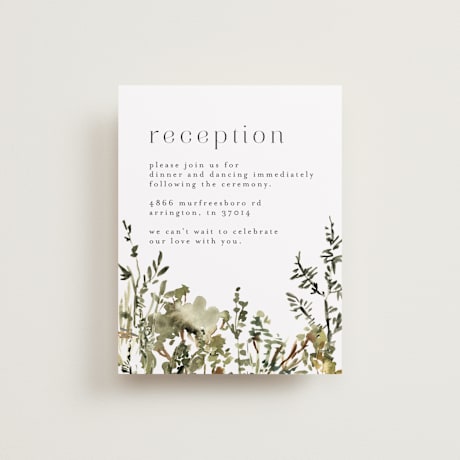 Reception Cards