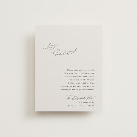 Reception Cards