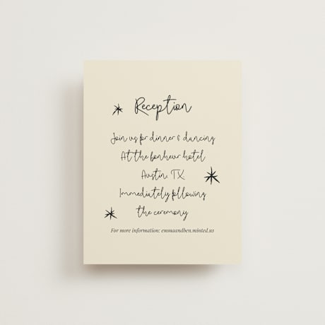 Reception Cards