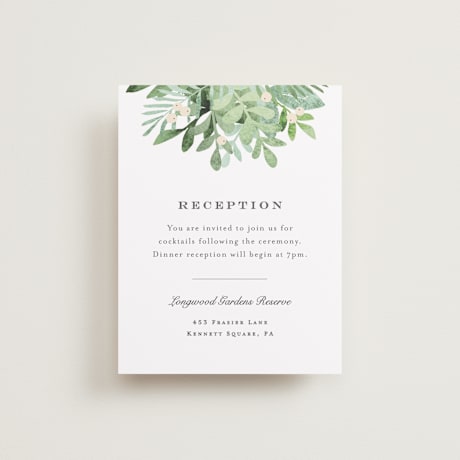 Reception Cards