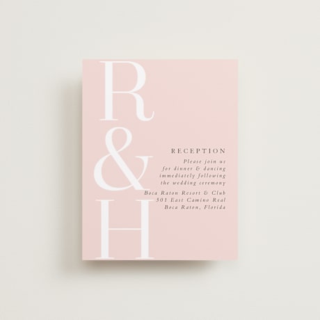 Reception Cards