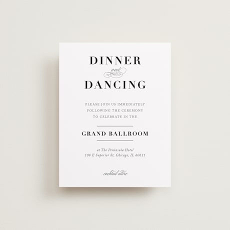 Reception Cards