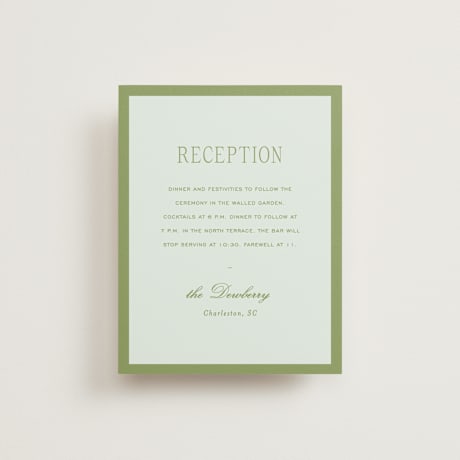 Reception Cards