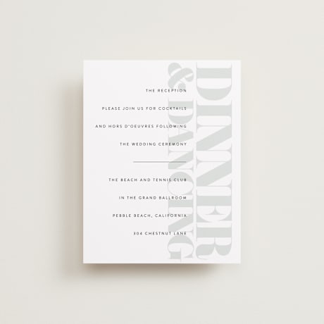 Reception Cards