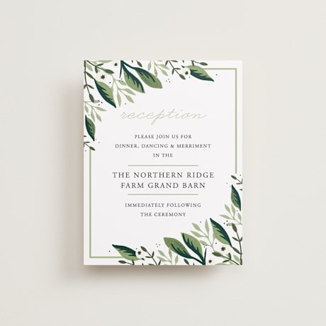Reception Cards