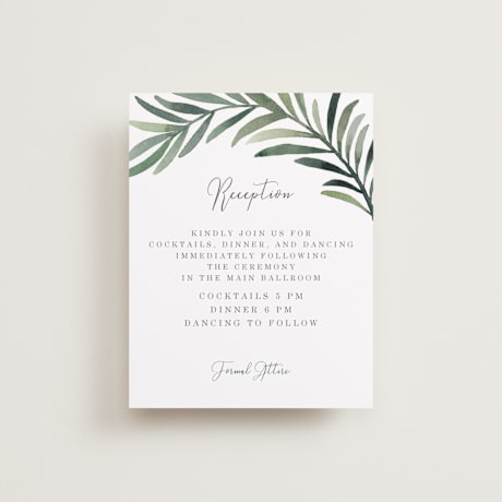 Reception Cards