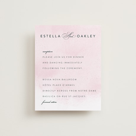 Reception Cards