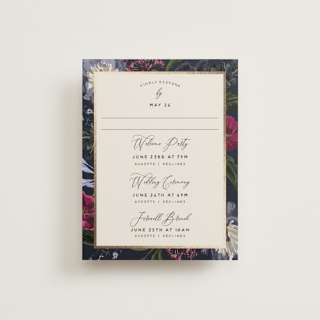 Multi-Event RSVP Cards