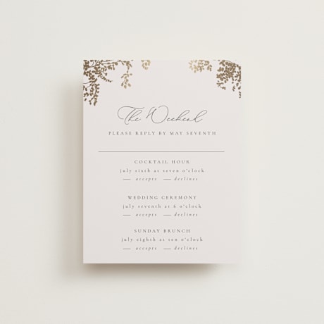 Multi-Event RSVP Cards
