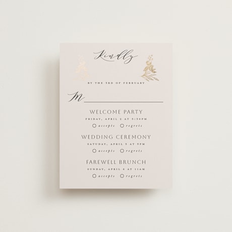 Multi-Event RSVP Cards