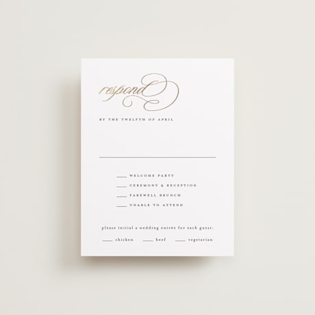Multi-Event RSVP Cards
