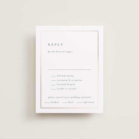 Multi-Event RSVP Cards