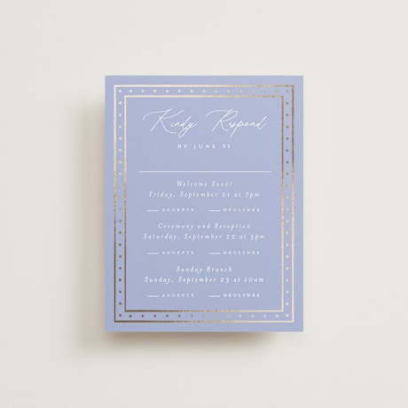 Multi-Event RSVP Cards
