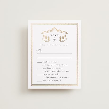 Multi-Event RSVP Cards