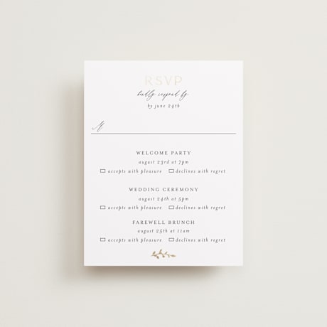 Multi-Event RSVP Cards