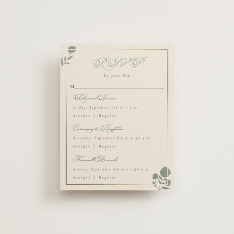 Multi-Event RSVP Cards
