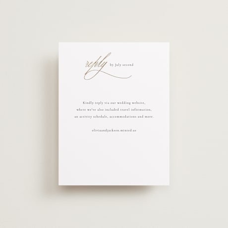 RSVP Online Enclosure Cards