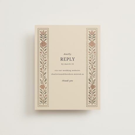 Foil-Pressed RSVP Online Enclosure Cards