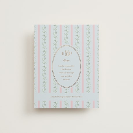 Foil-Pressed RSVP Online Enclosure Cards