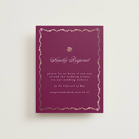 RSVP Online Enclosure Cards