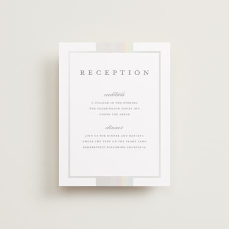 Gloss-Press Reception Cards
