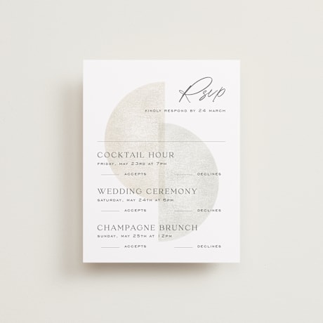 Multi-Event RSVP Cards
