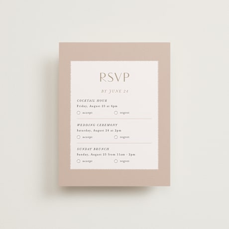 Multi-Event RSVP Cards