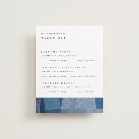 Multi-Event RSVP Cards