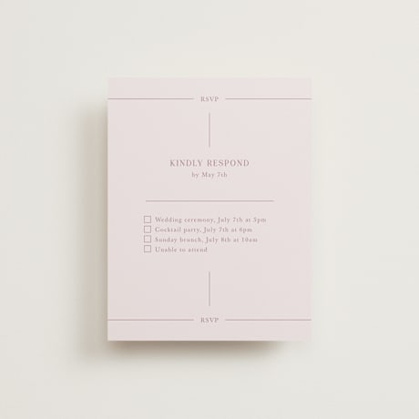 Multi-Event RSVP Cards
