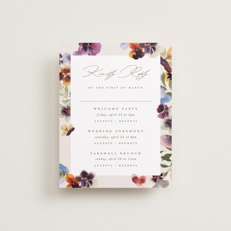 Multi-Event RSVP Cards
