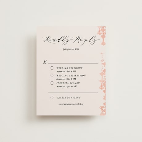 Multi-Event RSVP Cards