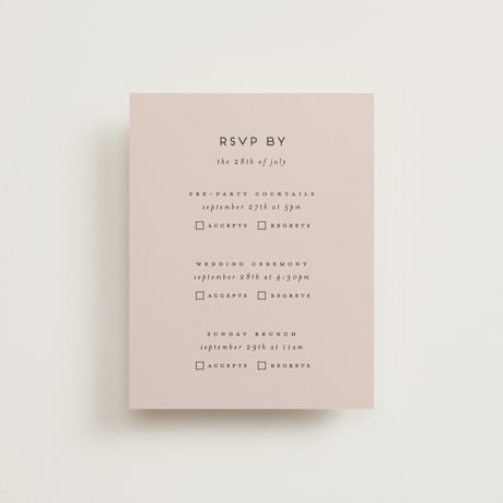 Multi-Event RSVP Cards