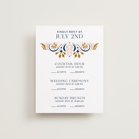 Multi-Event RSVP Cards