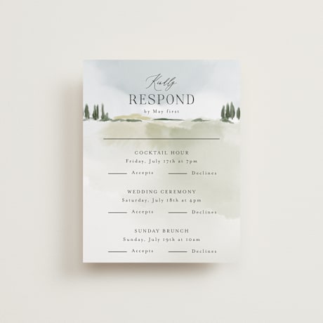 Multi-Event RSVP Cards