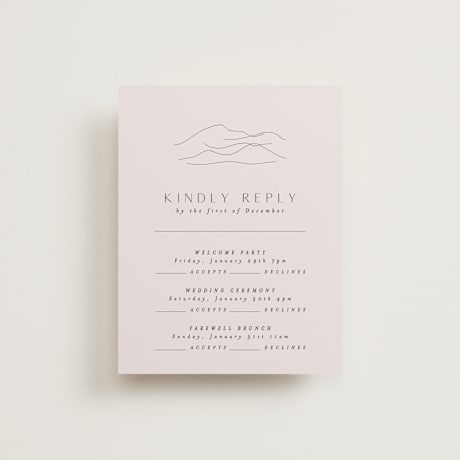 Multi-Event RSVP Cards