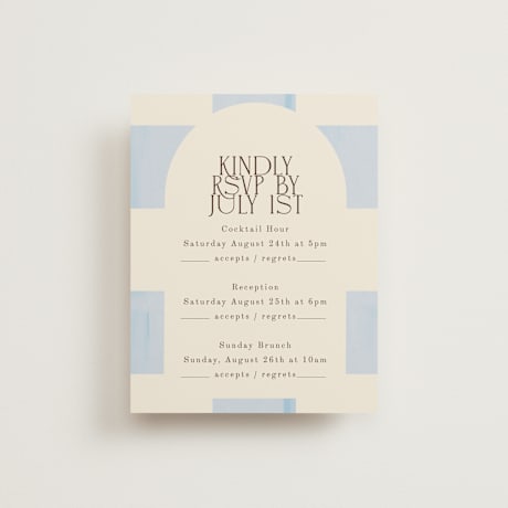 Multi-Event RSVP Cards
