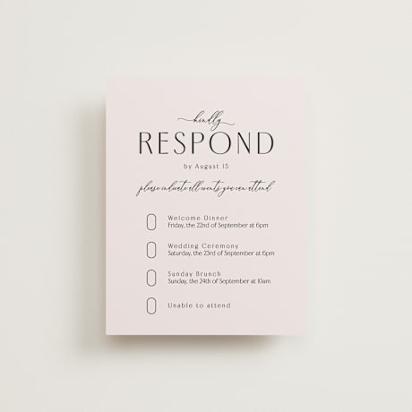 Multi-Event RSVP Cards