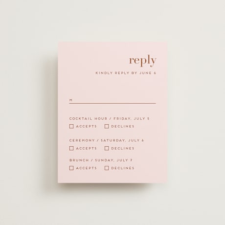 Multi-Event RSVP Cards