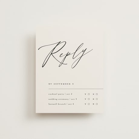 Multi-Event RSVP Cards