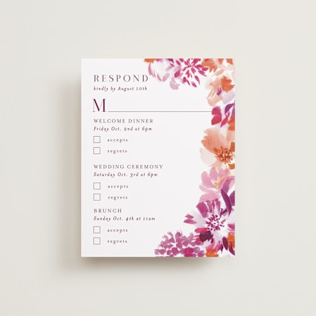 Multi-Event RSVP Cards