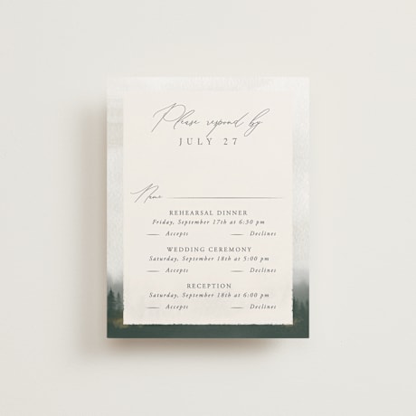 Multi-Event RSVP Cards