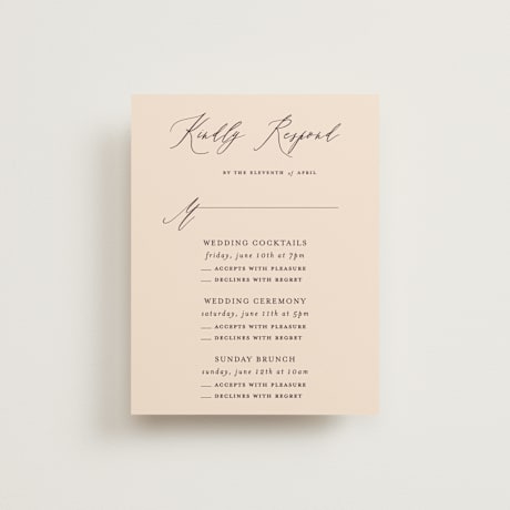 Multi-Event RSVP Cards