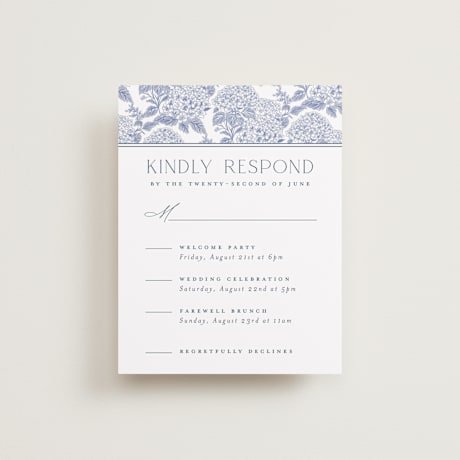 Multi-Event RSVP Cards