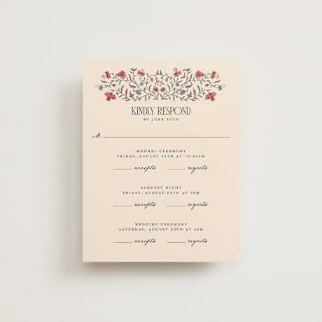 Multi-Event RSVP Cards