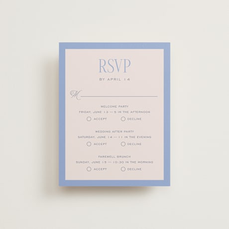 Multi-Event RSVP Cards