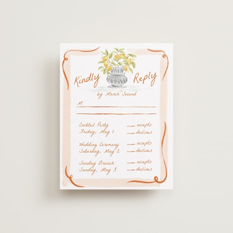 Multi-Event RSVP Cards