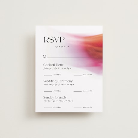 Multi-Event RSVP Cards