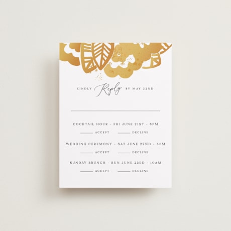 Multi-Event RSVP Cards