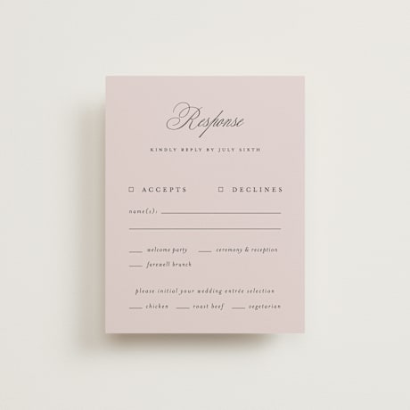 Multi-Event RSVP Cards
