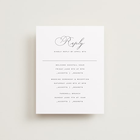 Multi-Event RSVP Cards